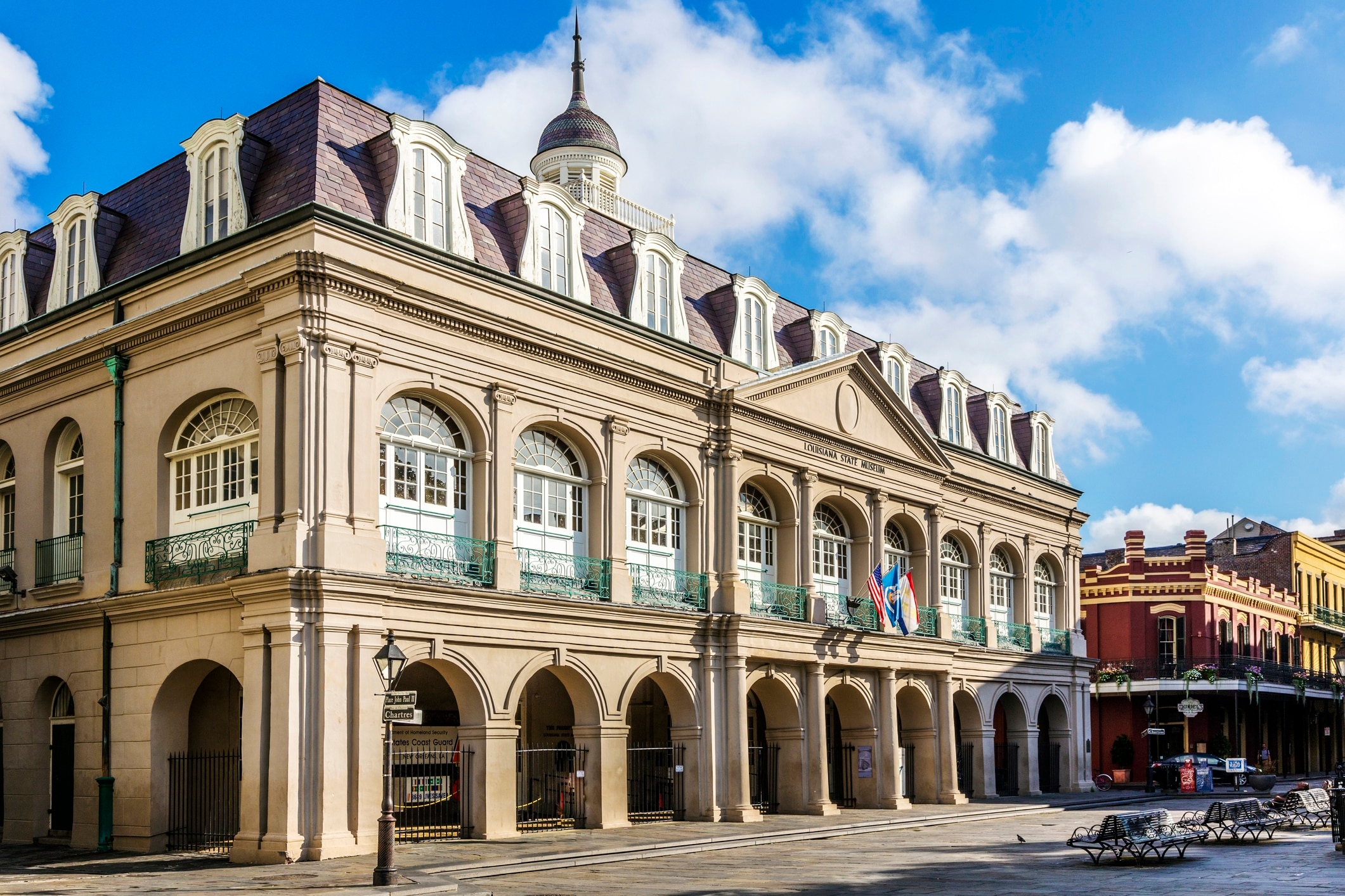 Louisiana state museum at Jackson Square