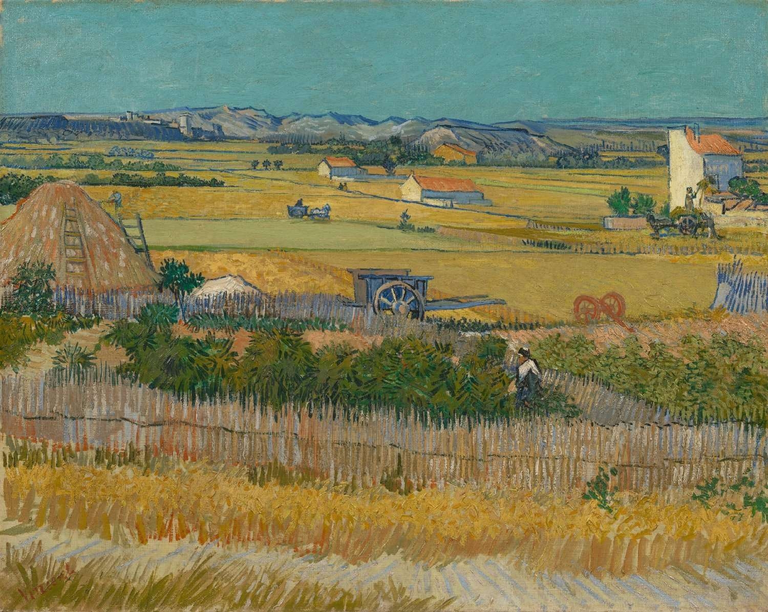 'The Harvest' by Van Gogh, from the Van Gogh museum in Amsterdam