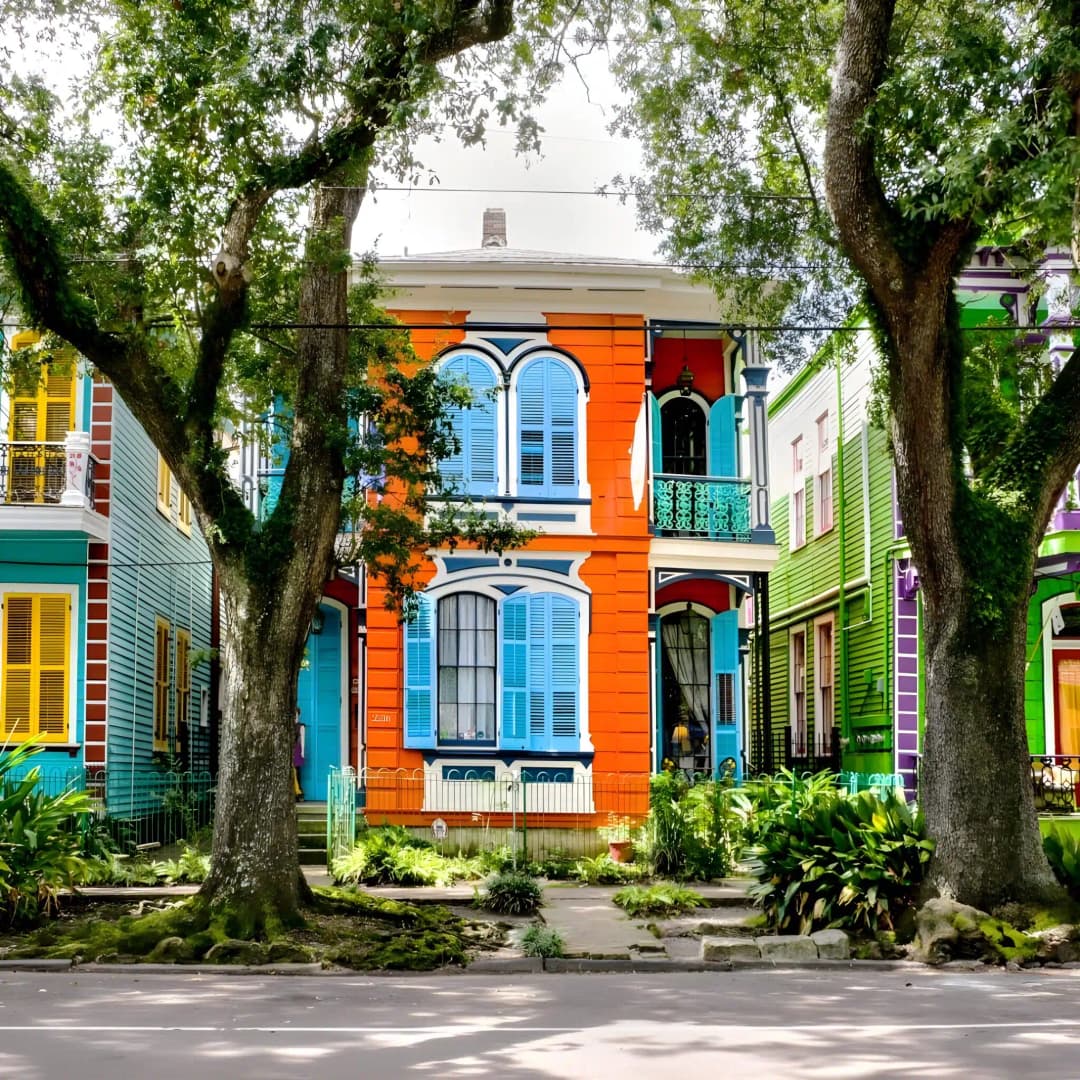 Historic house in the French Quarter, New Orleans