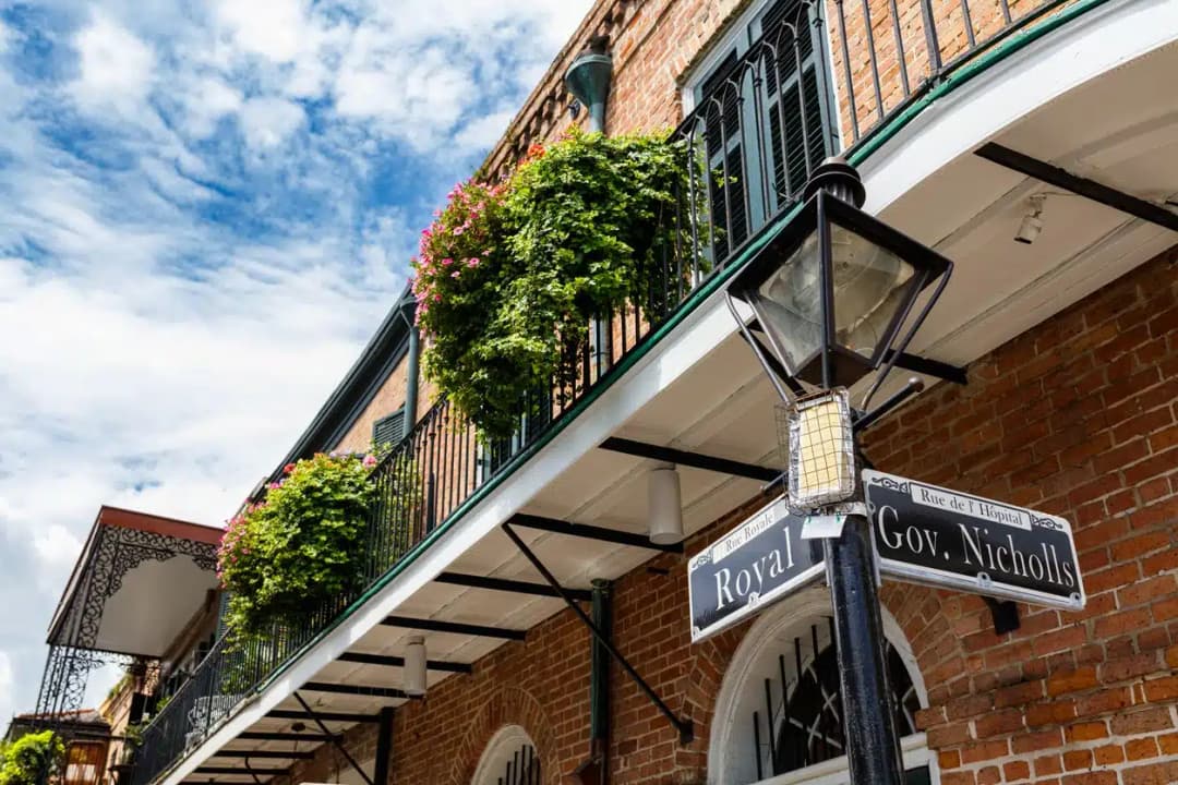 Street sign for Royal Street in the French Quarter