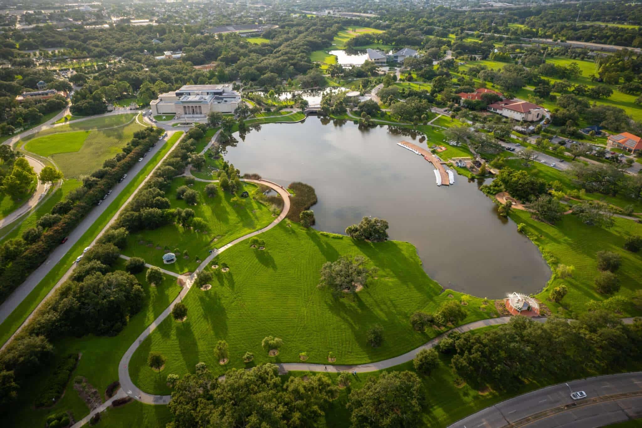 new orleans city park aerial image